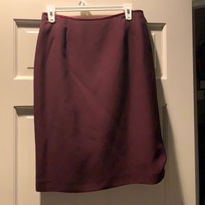 Maroon skirt